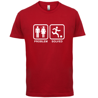 Problem Solved Football  T Shirt