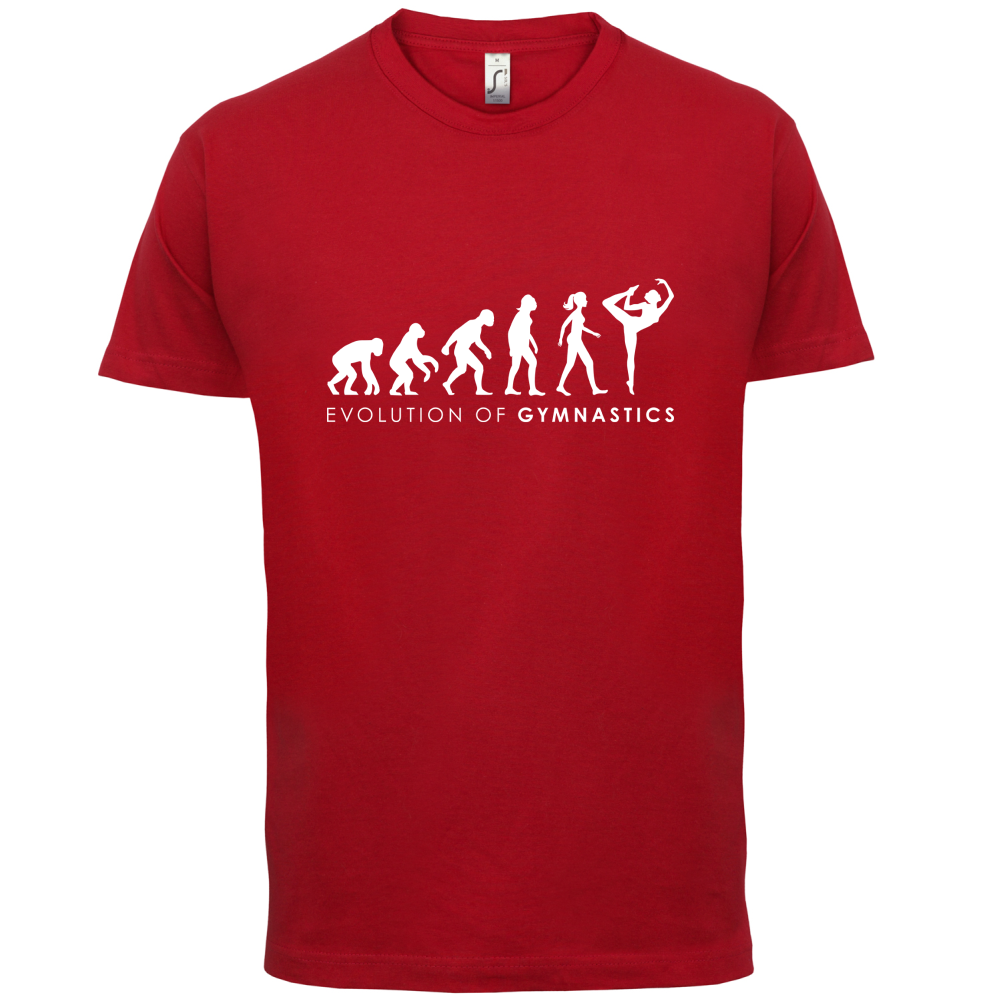 Evolution Of Woman Gymnastics T Shirt