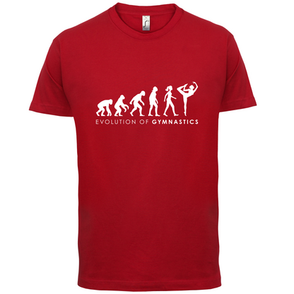 Evolution Of Woman Gymnastics T Shirt