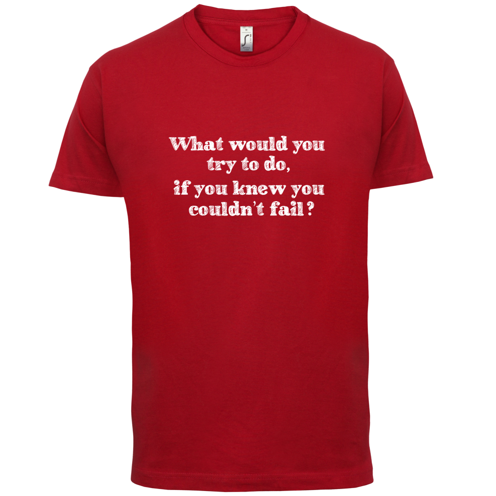 What Would You Do If You Couldn't Fail T Shirt