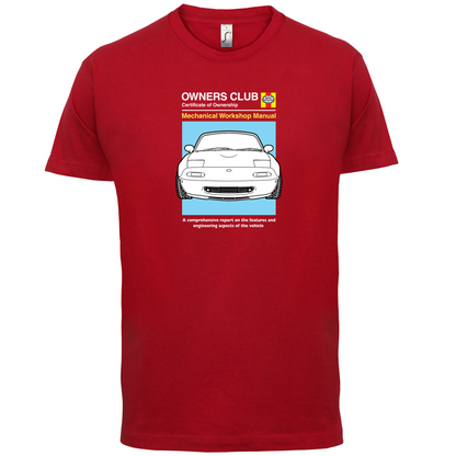 Car Owners Manual MX-5 T Shirt