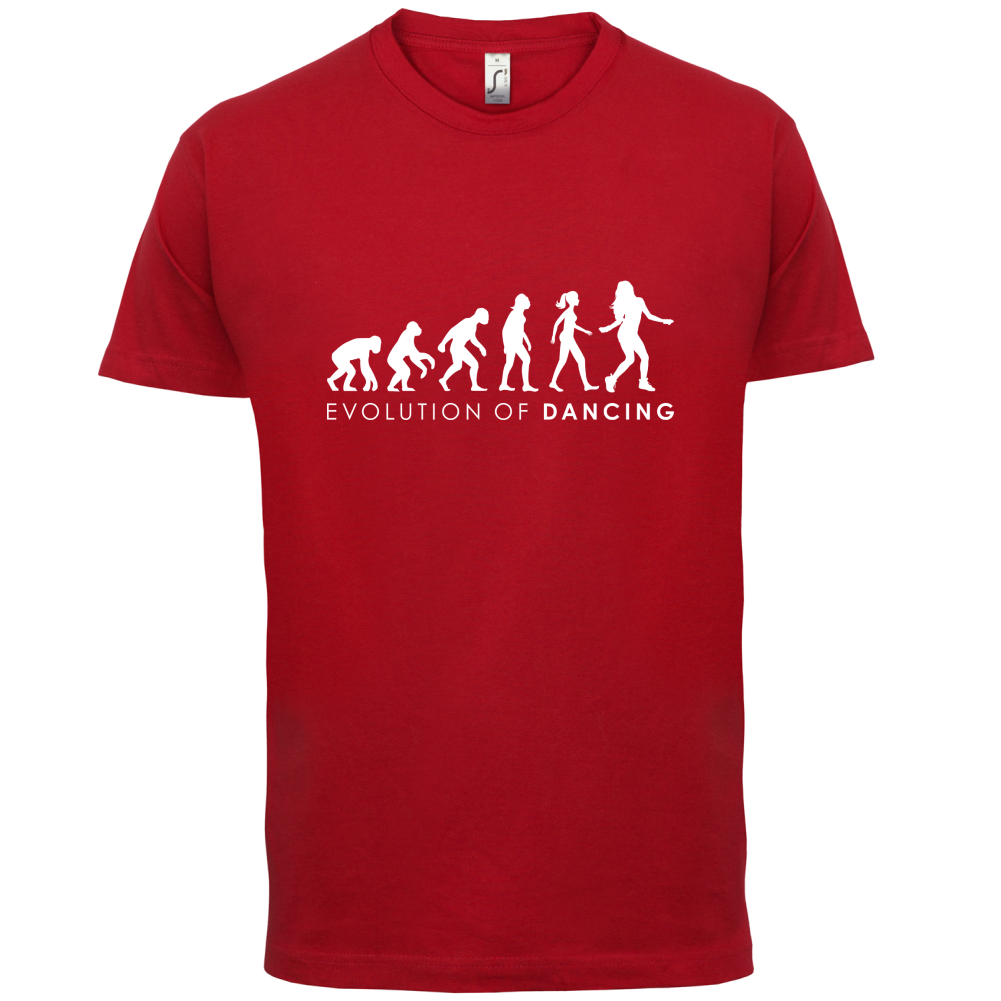 Evolution Of Woman Dancing  T Shirt