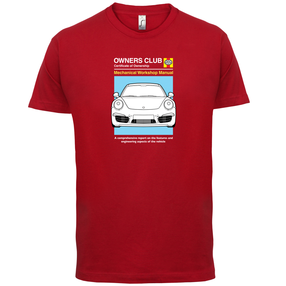 Car Owners Manual 911 T Shirt