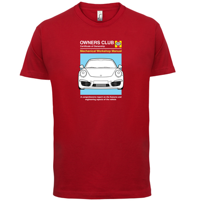 Car Owners Manual 911 T Shirt