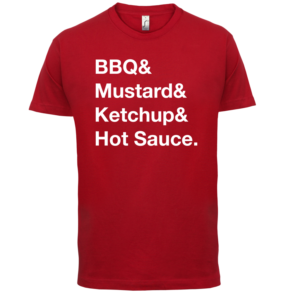 BBQ & Mustart & Ketchup T Shirt