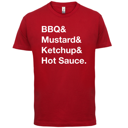 BBQ & Mustart & Ketchup T Shirt