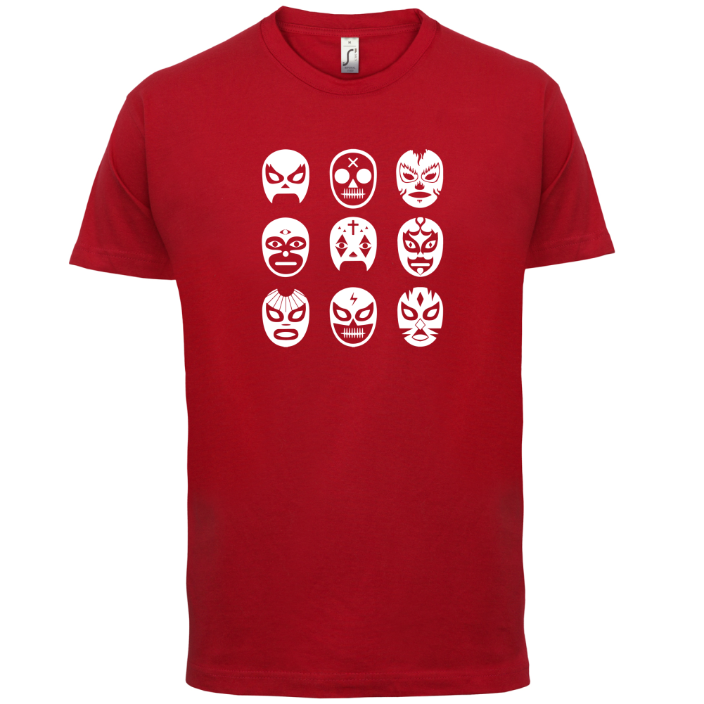 Lucha Masks  T Shirt