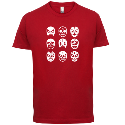 Lucha Masks  T Shirt