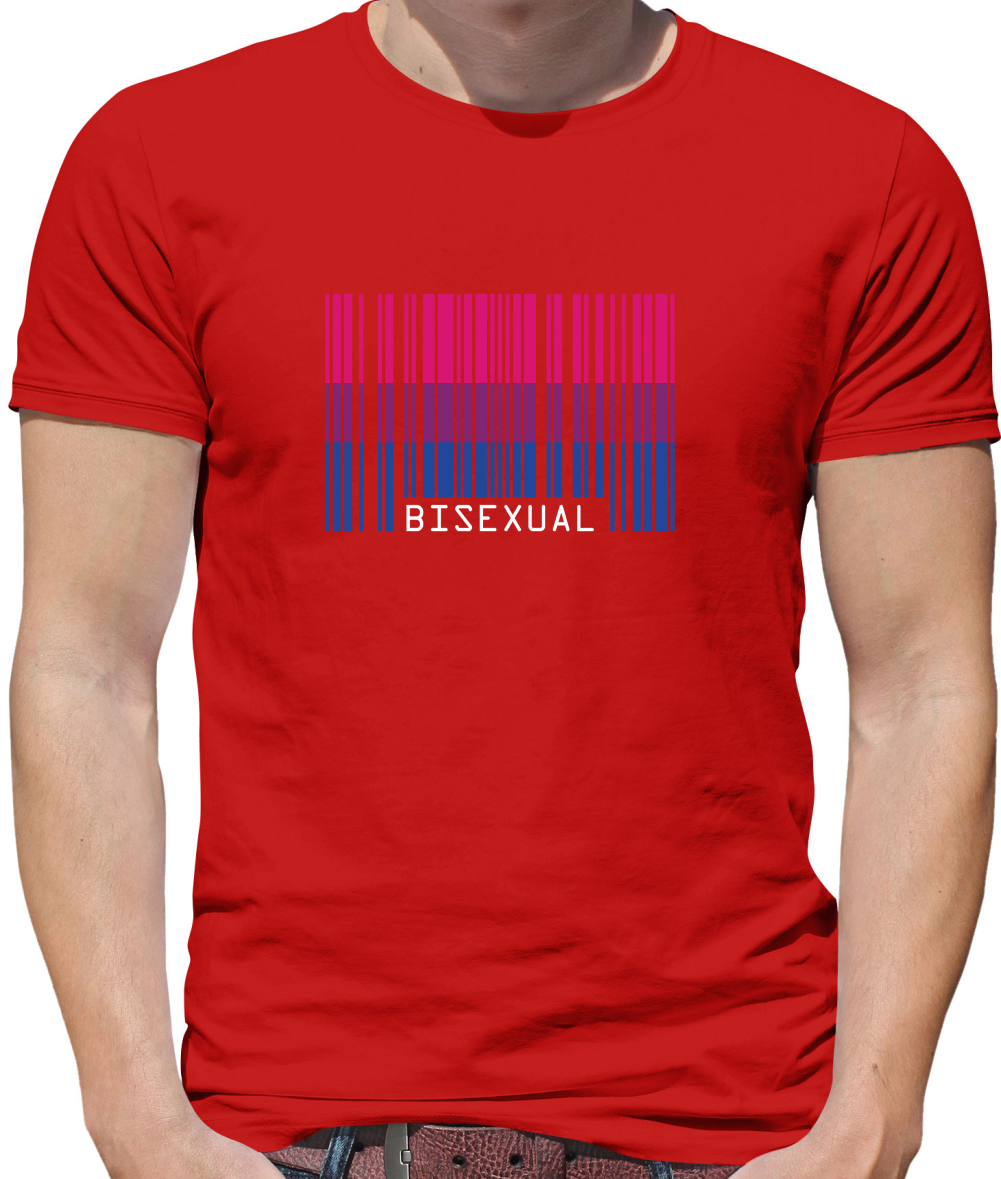 LGBT Barcode Flags - Bisexual T Shirt