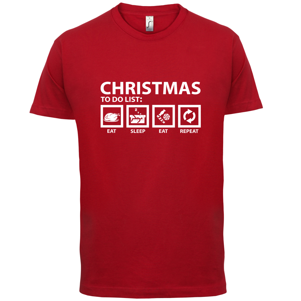 Christmas To Do List T Shirt