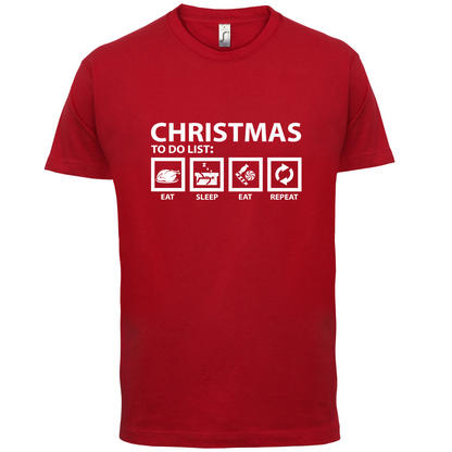 Christmas To Do List T Shirt