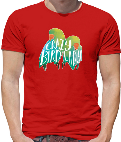 Crazy Bird Lady T Shirt