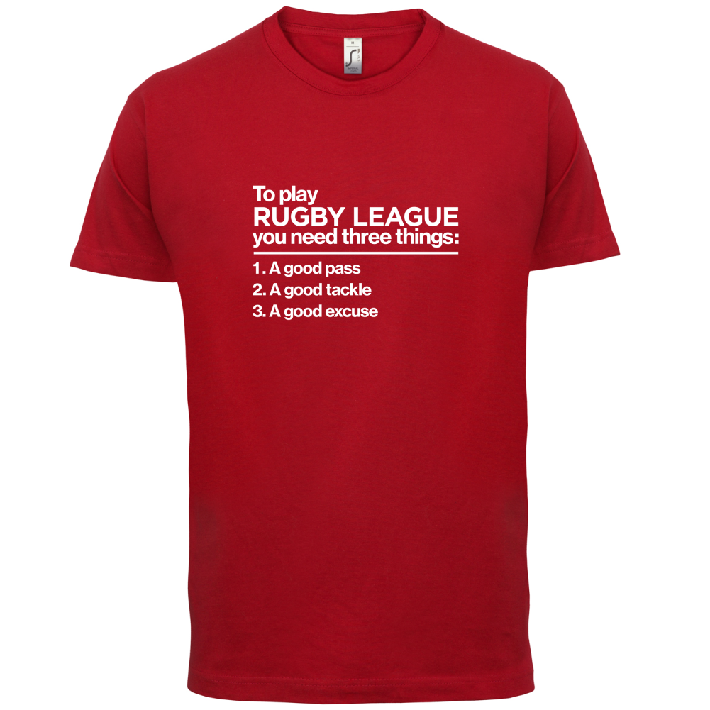 To Play Rugby League T Shirt