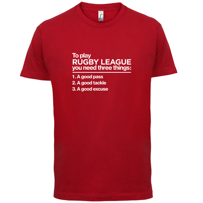 To Play Rugby League T Shirt