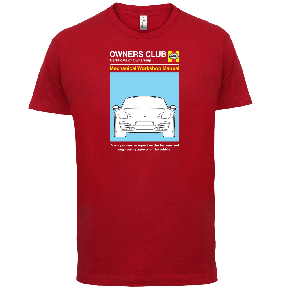 Car Owners Manual 981 Turbo T Shirt