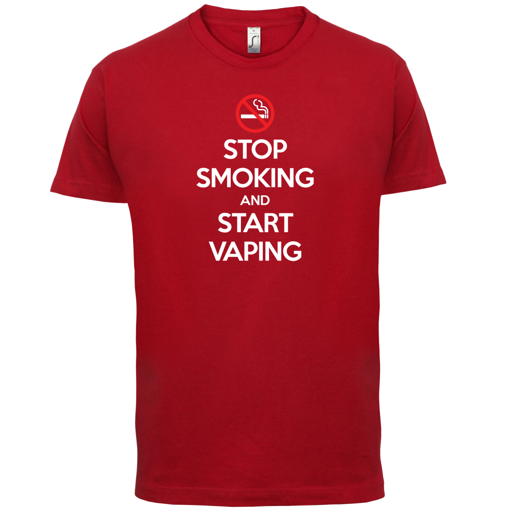 Stop Smoke Start Vaping T Shirt