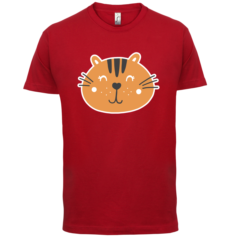 Smiley Face Tiger T Shirt