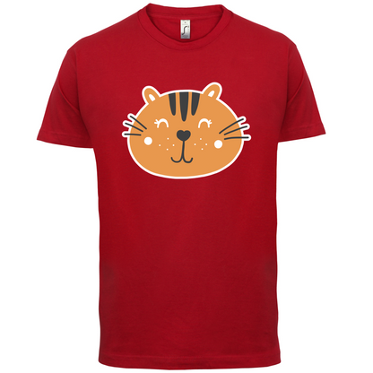 Smiley Face Tiger T Shirt