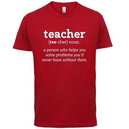Definition Teacher T Shirt
