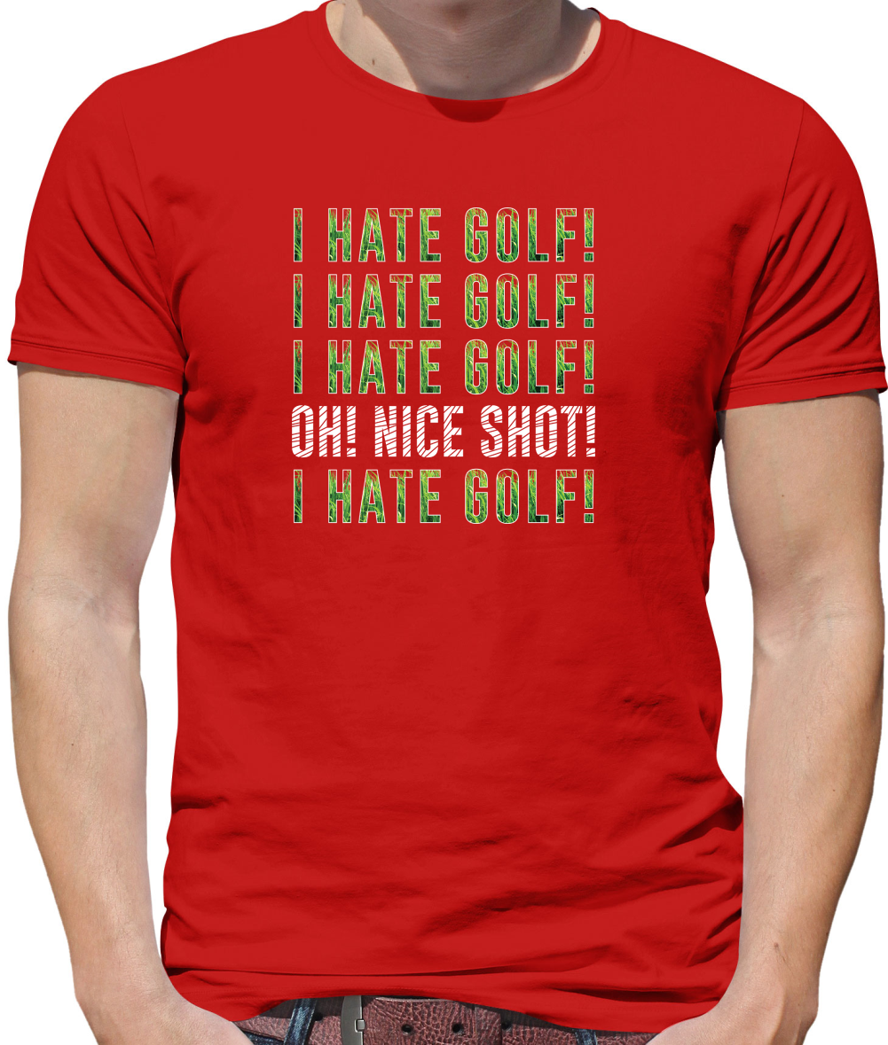 I Hate Golf T Shirt
