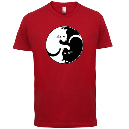 Yin Yang Cat T Shirt