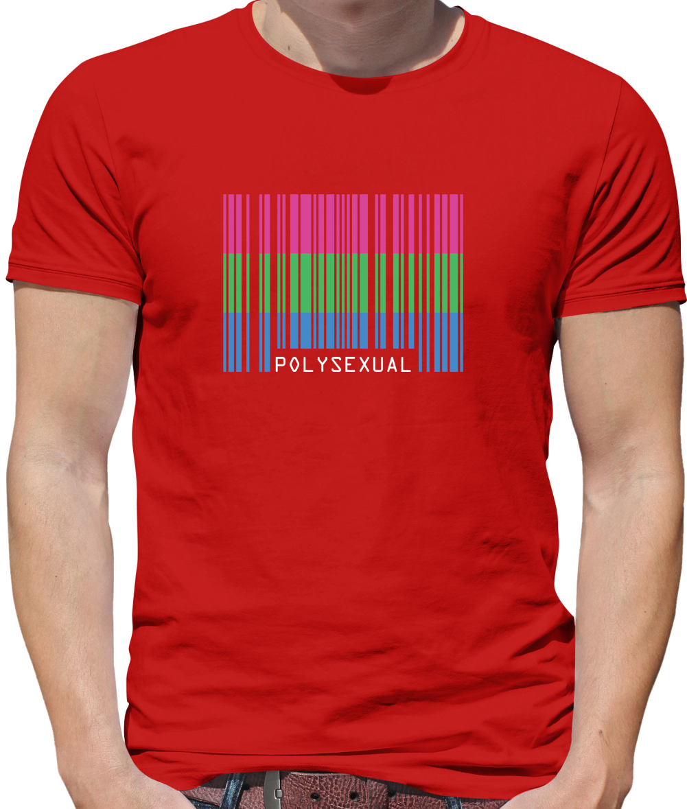 LGBT Barcode Flags - PolySexual T Shirt