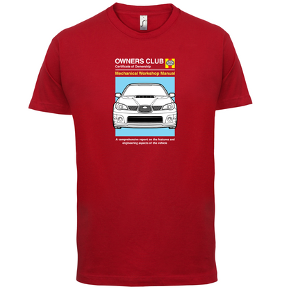 Car Owners Manual Impreza T Shirt