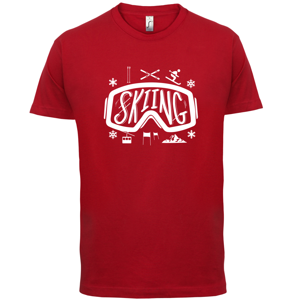 Skiing Goggles T Shirt