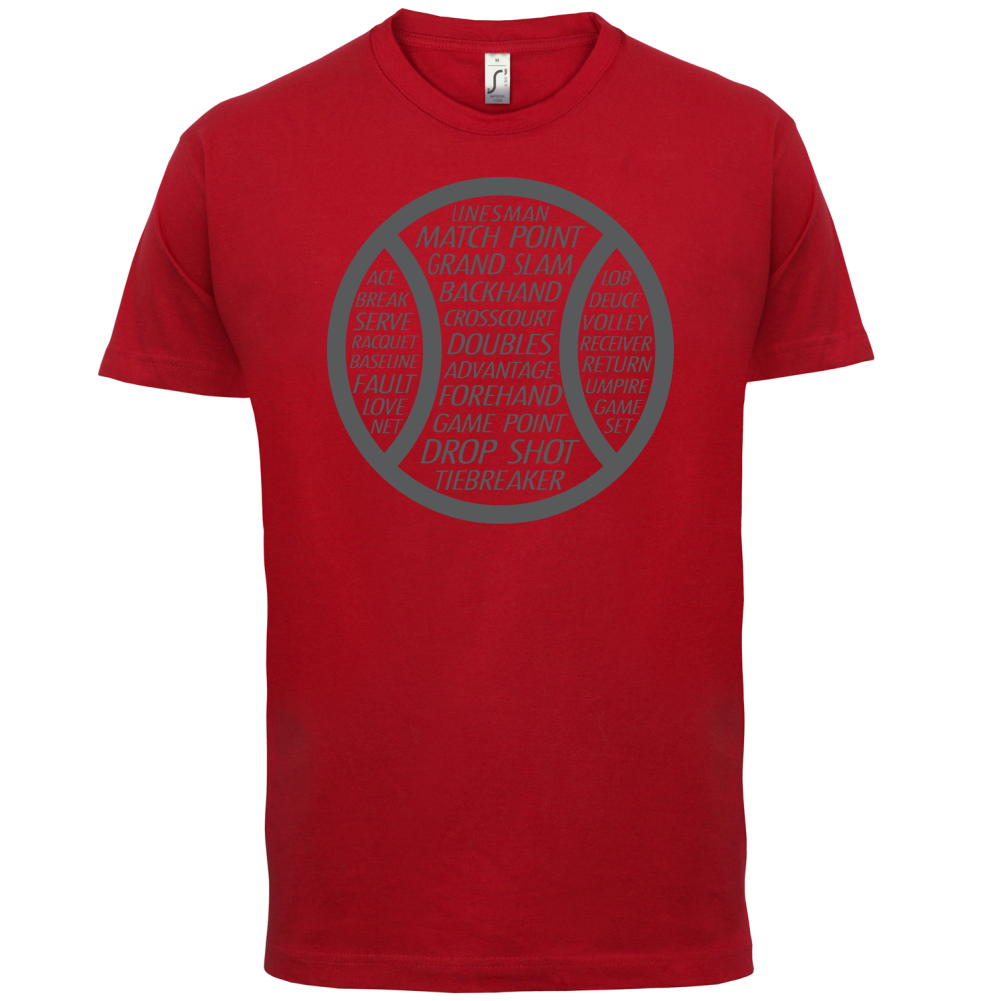 Tennis Word Ball T Shirt