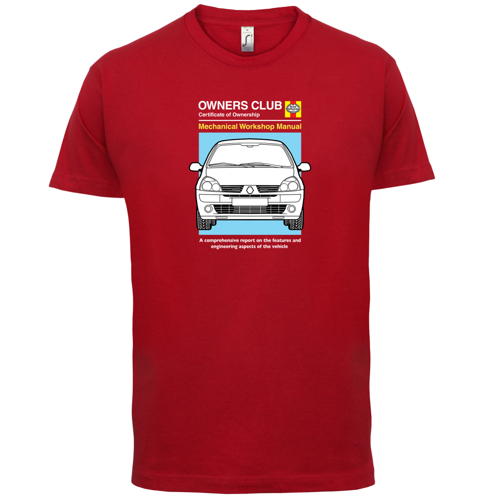Car Owners Manual Clio T Shirt