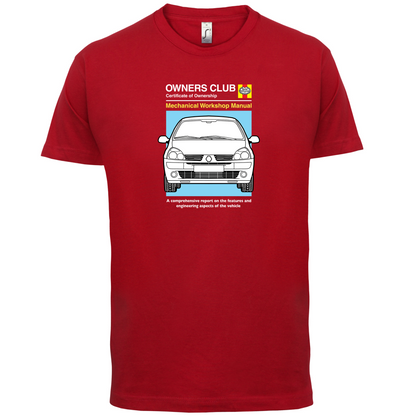 Car Owners Manual Clio T Shirt