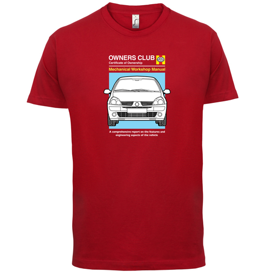 Car Owners Manual Clio T Shirt