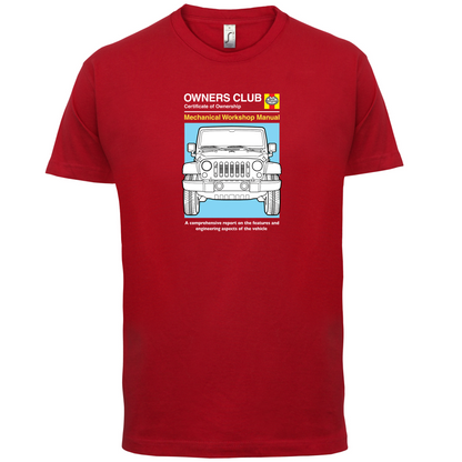 Car Owners Manual Jeep T Shirt