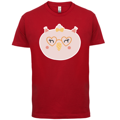Smiley Face Chick T Shirt