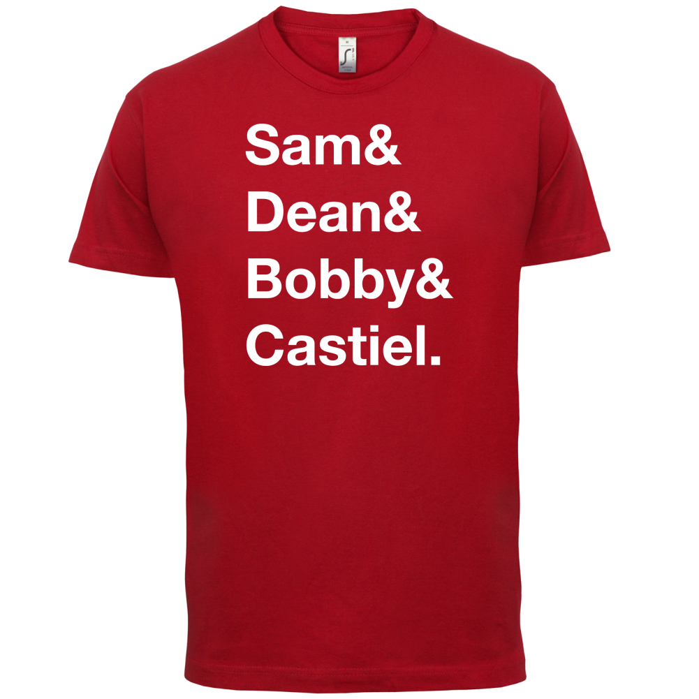 Sam & Dean & Bobby & Castiel T Shirt