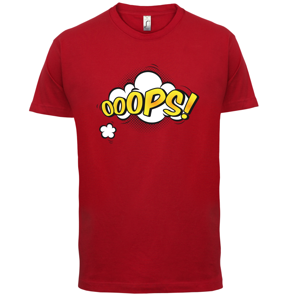 Oops! Word Art T Shirt