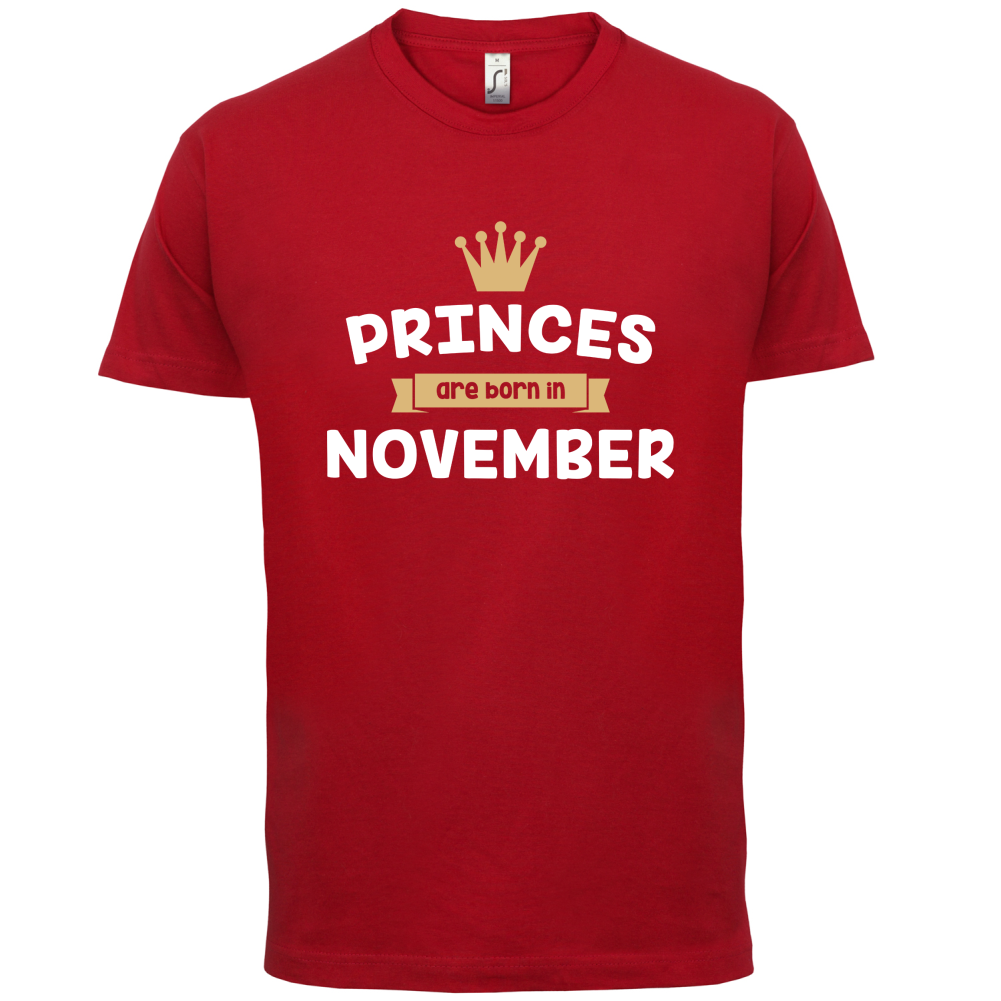 Princes Are Born In November T Shirt