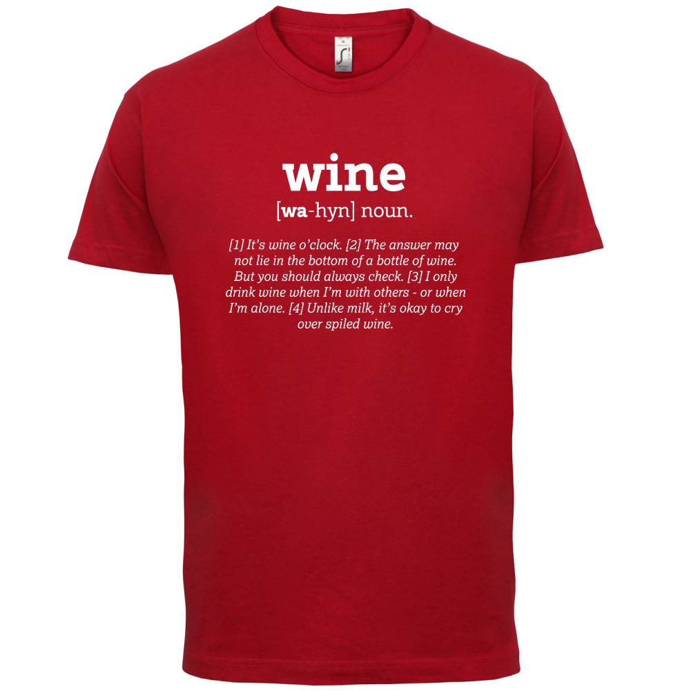 Definition Wine T Shirt