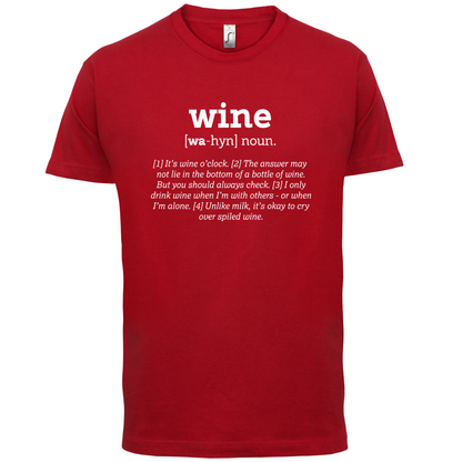 Definition Wine T Shirt