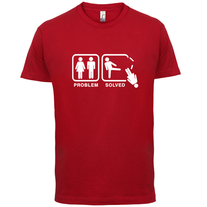 Problem Solved Man Kick T Shirt