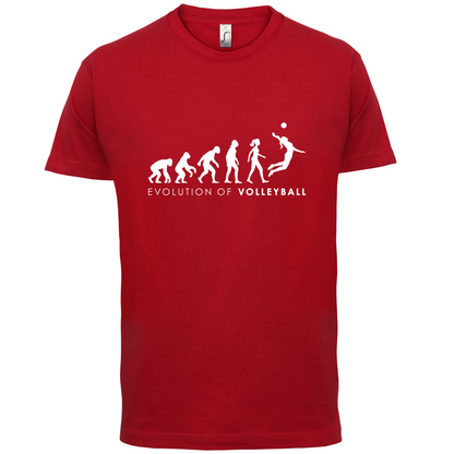 Evolution Of Woman Volleyball T Shirt