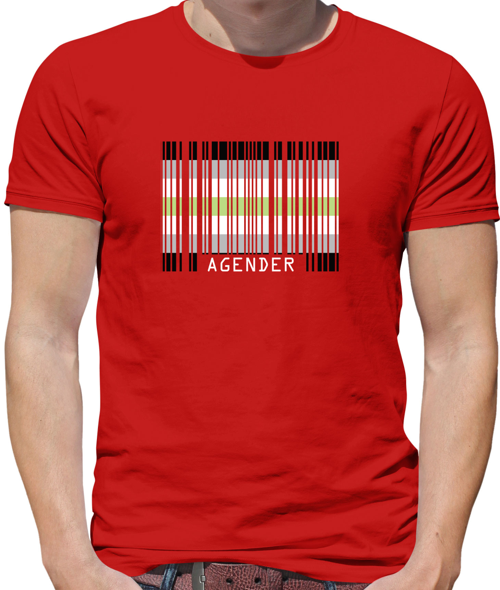 LGBT Barcode Flags - Agender T Shirt