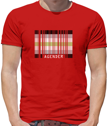 LGBT Barcode Flags - Agender T Shirt
