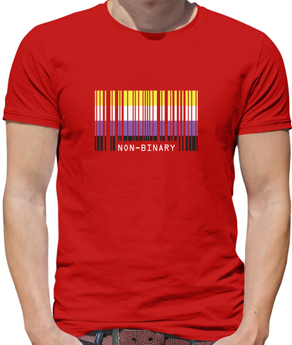 LGBT Barcode Flags - Nonbinary T Shirt