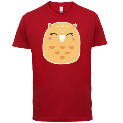 Smiley Face Mrs Owl T Shirt
