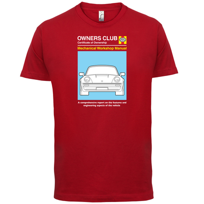Car Owners Manual 930 Turbo T Shirt