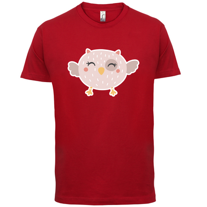 Smiley Face Baby Owl T Shirt