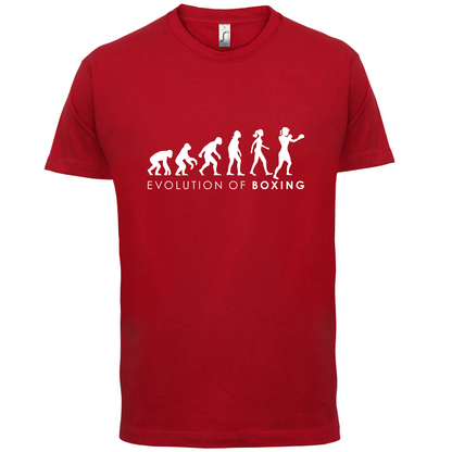 Evolution Of Woman Boxing T Shirt
