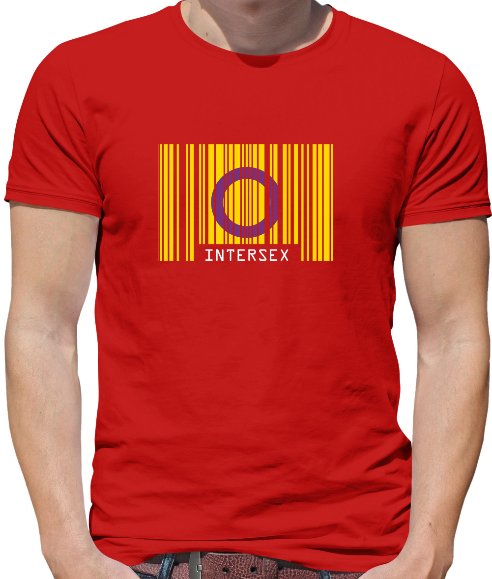 LGBT Barcode Flags - Intersex T Shirt