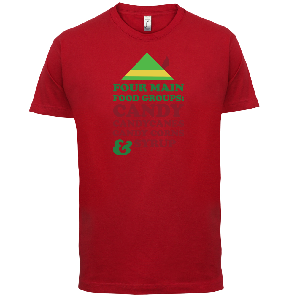Christmas Food Groups T Shirt